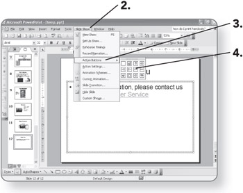 Action Button Powerpoint 2003