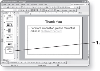 Action Button Powerpoint 2003