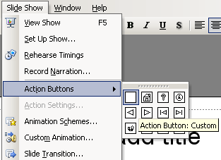 Action Button Powerpoint 2007