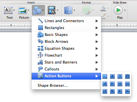 Action Button Powerpoint