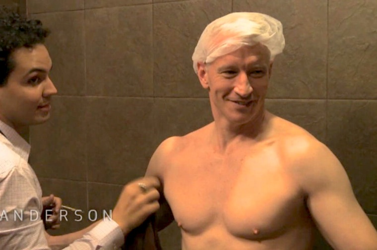 Anderson Cooper Shirtless