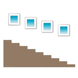 Arranging Frames Staircase