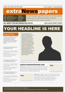 Blank Newspaper Article Template