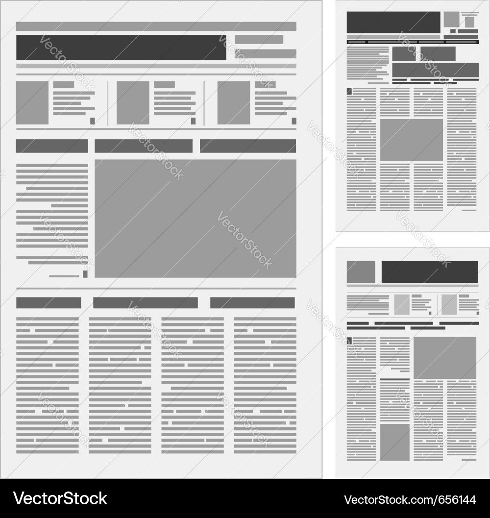 Blank Newspaper Template For Kids Free