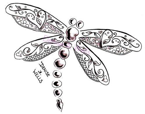 Butterfly And Dragonfly Tattoo Designs