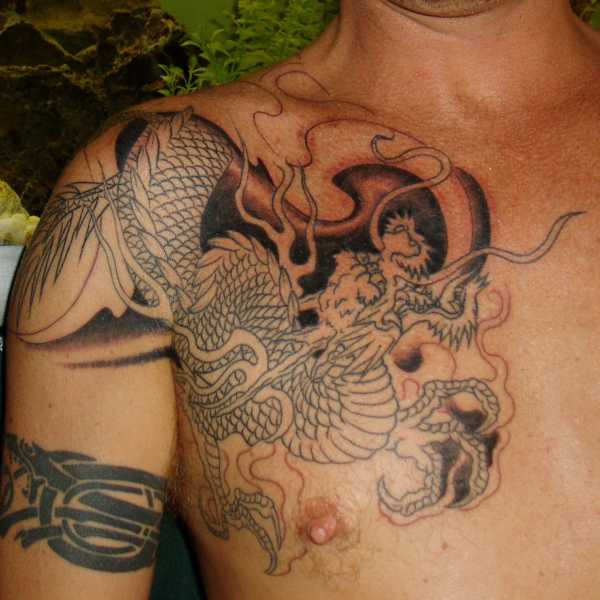 Celtic Dragon Tattoo Designs For Men