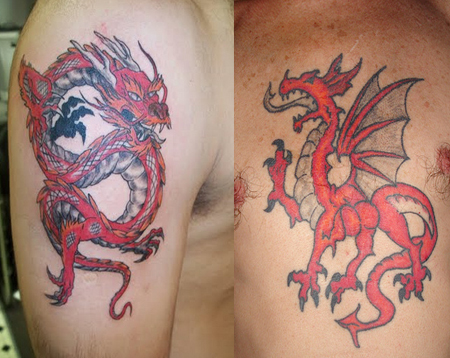 Celtic Dragon Tattoos For Men