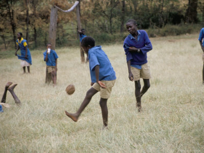 Children Playing At School