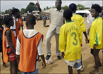 Children Playing Games In Africa