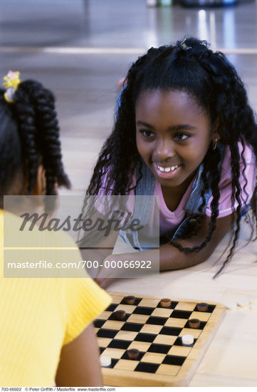 Children Playing Games In Africa