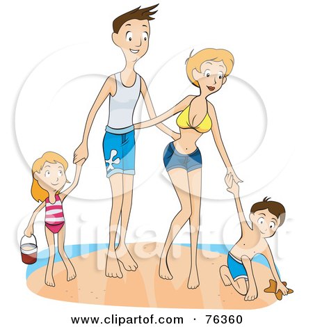 Children Playing Together Clipart