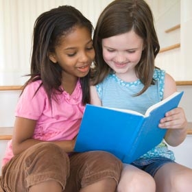 Children Reading Books Pictures