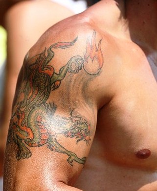 Chinese Dragon Tattoo Arm