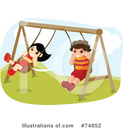 Clipart Of Children Playing Outside