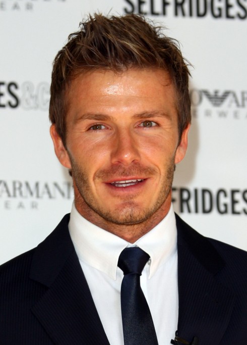 David Beckham Hair 2012 Back