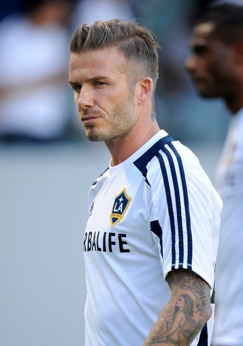 David Beckham Haircut 2012