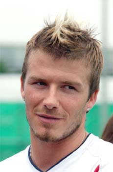 David Beckham Hairstyles Pics