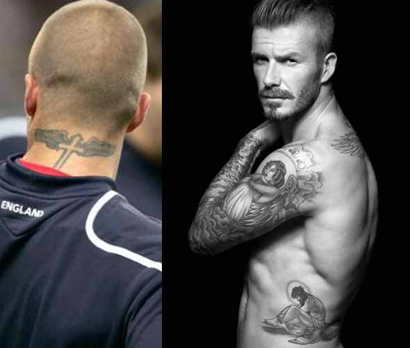 David Beckham Tattoos 2012