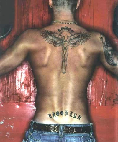 David Beckham Tattoos Angel