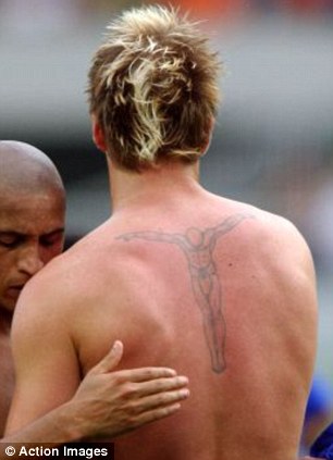 David Beckham Tattoos Angel