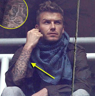 David Beckham Tattoos Hindu