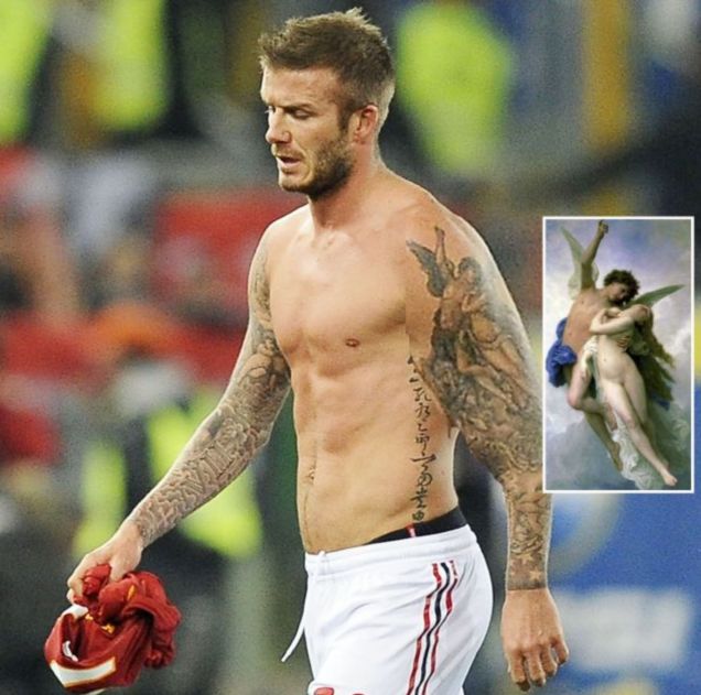 David Beckham Tattoos New