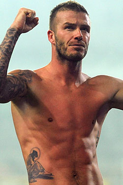 David Beckham Tattoos New