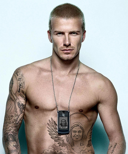 David Beckham Tattoos Pictures Images Photos