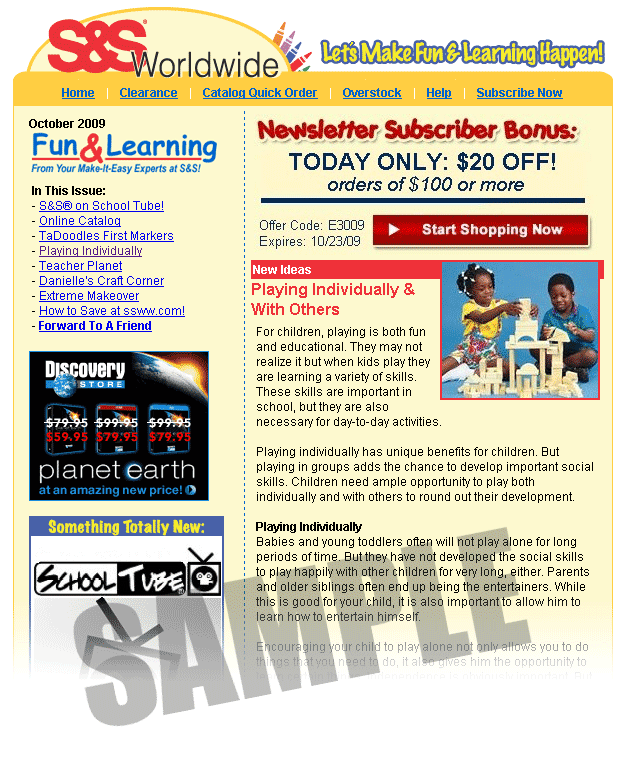 Daycare Newsletter Samples