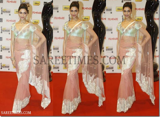 Deepika Padukone In Saree 2012