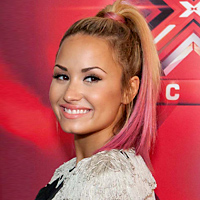 Demi Lovato 2012 Blonde And Pink Hair