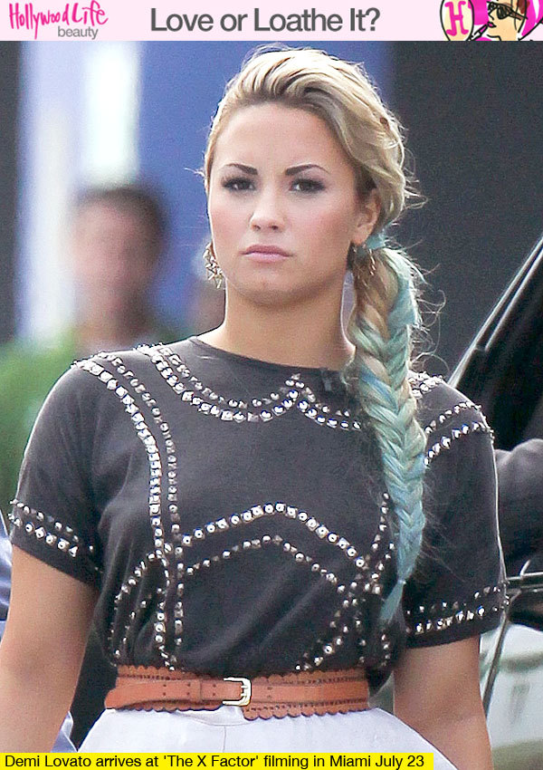 Demi Lovato 2012 Hair Blonde