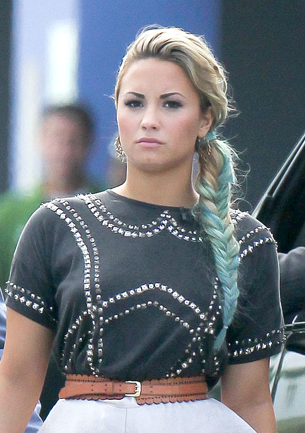 Demi Lovato Hair Up