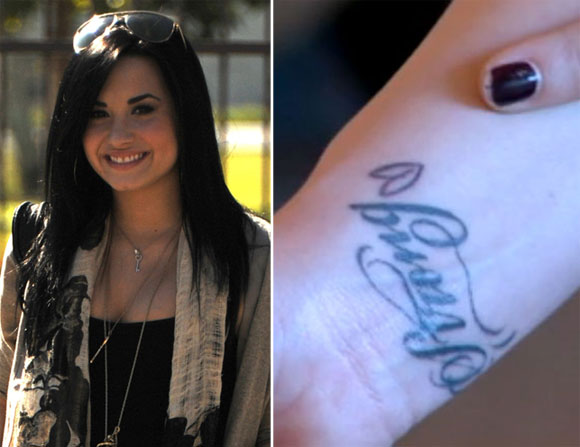 Demi Lovato Tattoo On Her Wrist