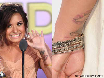 Demi Lovato Tattoo Stay Strong Font