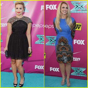 Demi Lovato X Factor 2012 Outfits