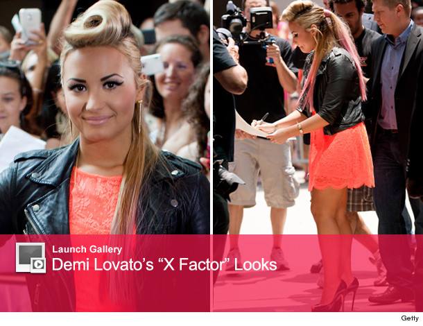 Demi Lovato X Factor Hair