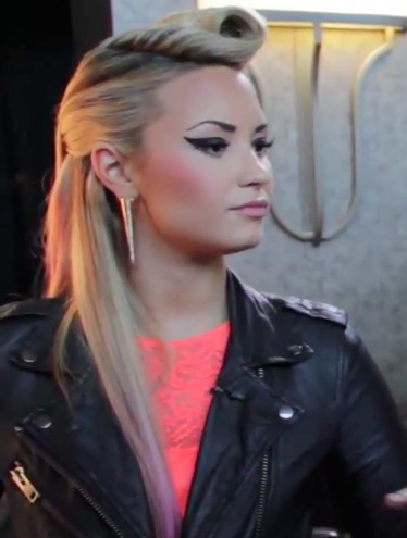 Demi Lovato X Factor Hair