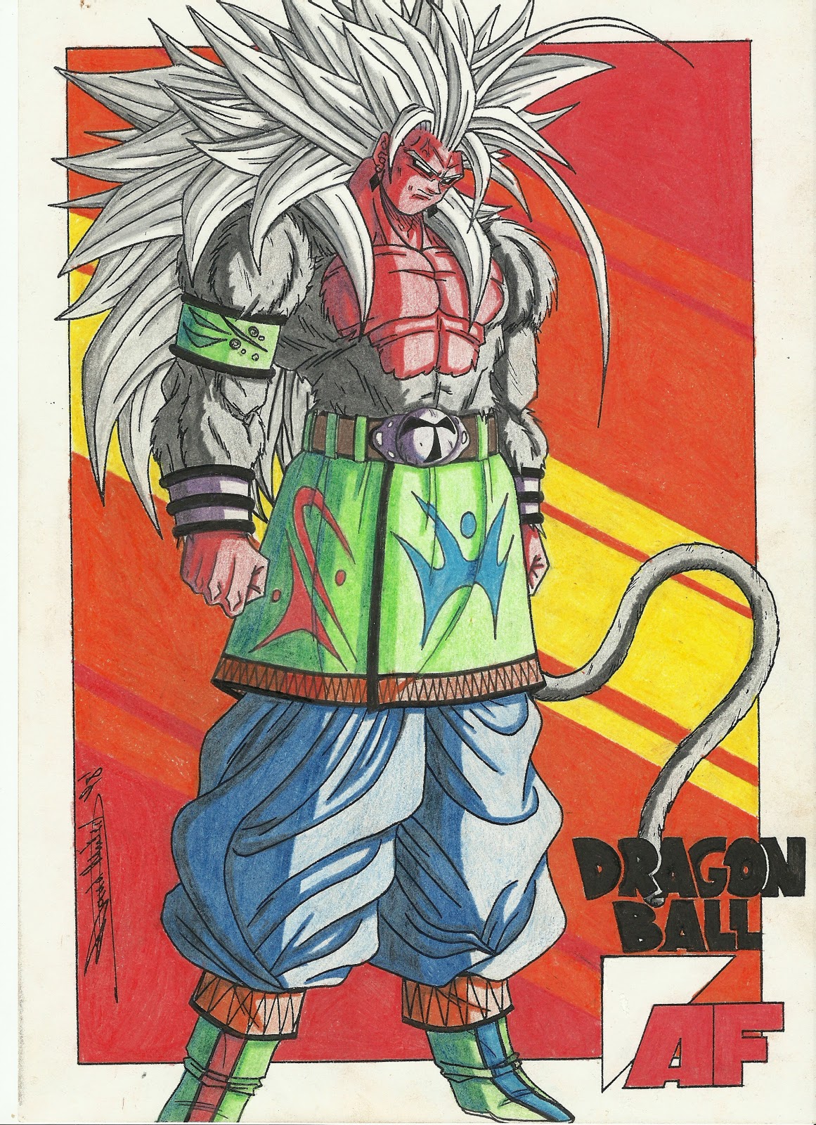 Dragon Ball Af Goku Ssj 9