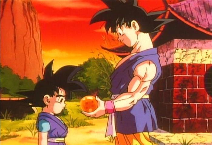 Dragon Ball Gt Goku Jr Vs Vegeta Jr