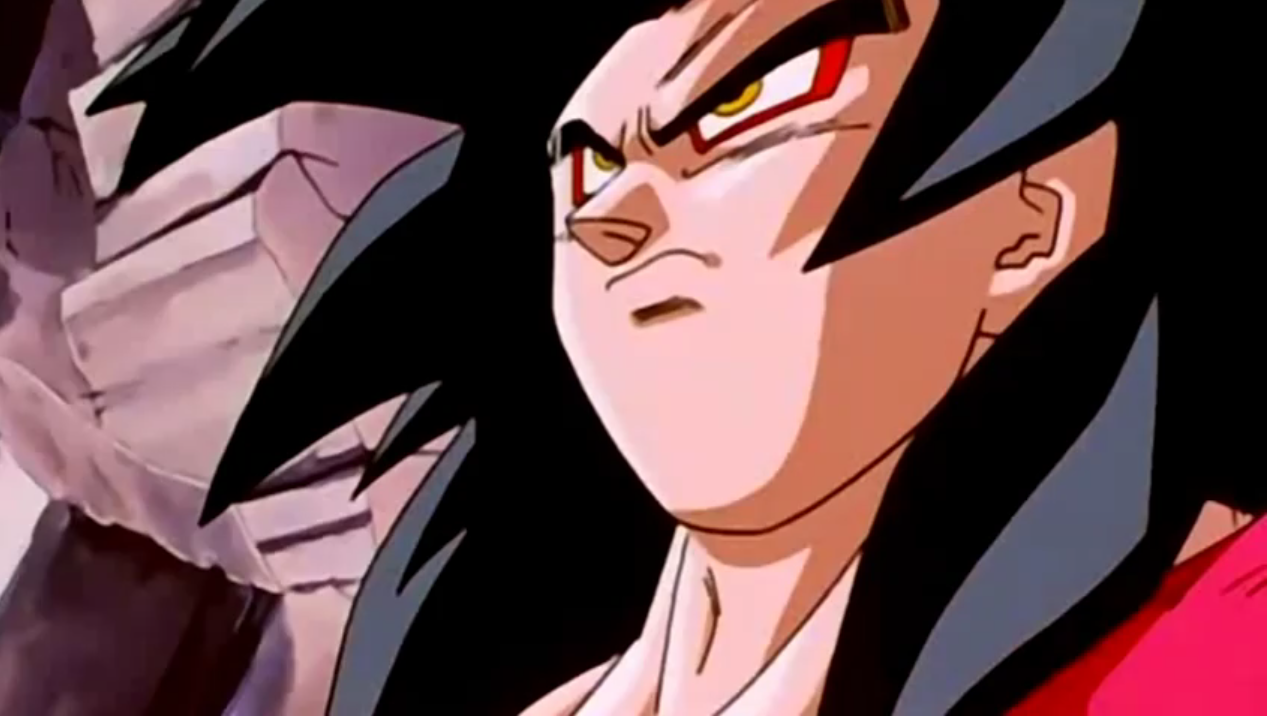 Dragon Ball Gt Goku Super Saiyan 4 Vs. Baby Vegeta