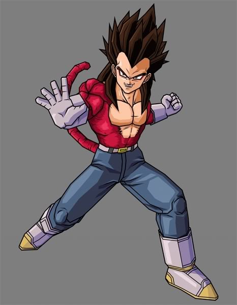 Dragon Ball Gt Vegeta Turns Super Saiyan 4