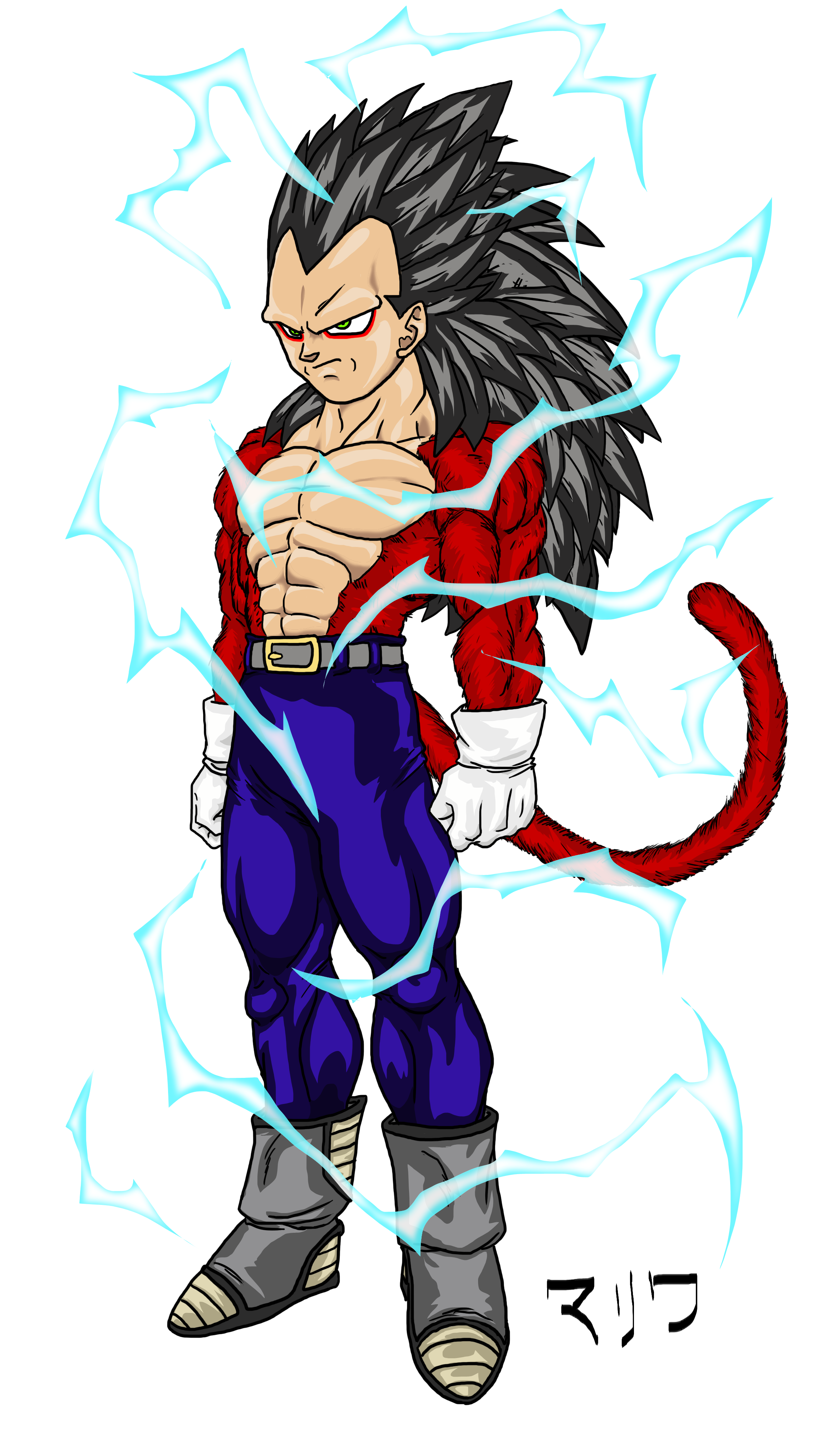 Dragon Ball Gt Vegeta Turns Super Saiyan 4