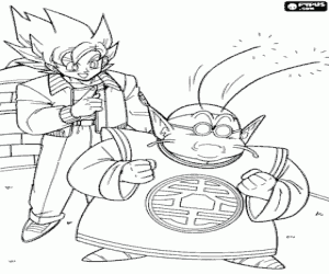 Dragon Ball Z Characters Coloring Pages