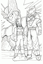 Dragon Ball Z Characters Coloring Pages