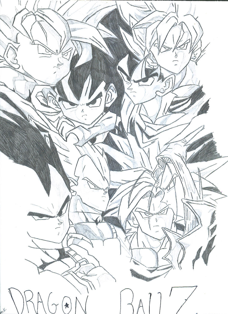 Dragon Ball Z Characters Drawings