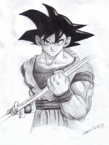 Dragon Ball Z Goku Drawings