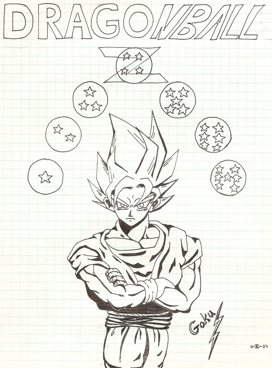 Dragon Ball Z Goku Drawings