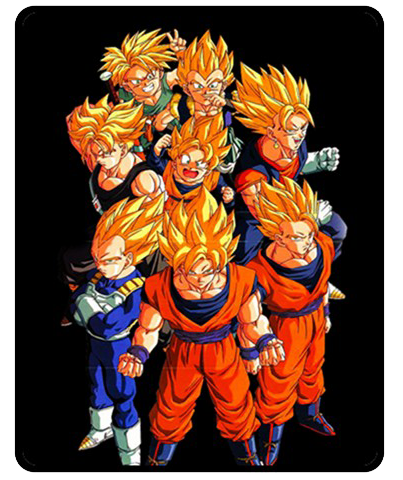 Dragon Ball Z Goku Super Saiyan 100