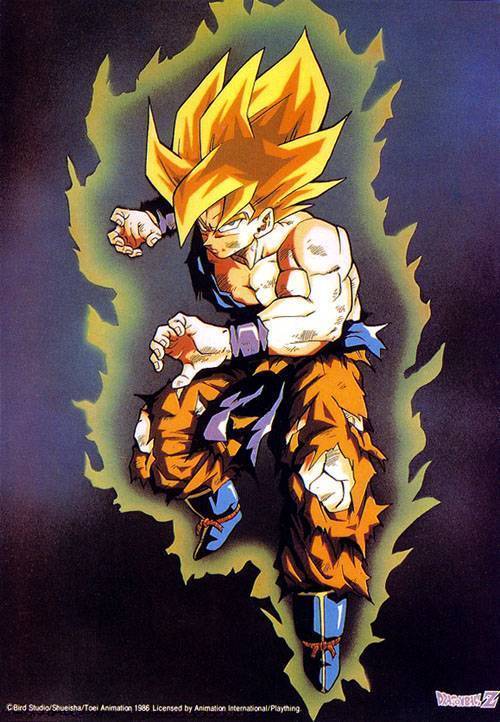 Dragon Ball Z Goku Super Saiyan 100000